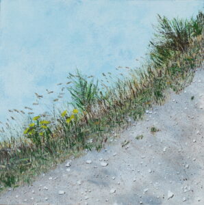 Uplifting Landscape Painting of Uphill